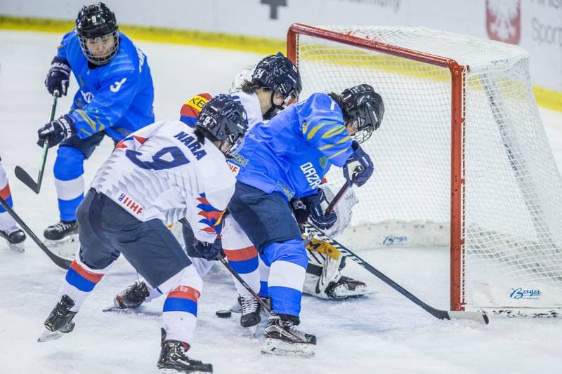 Ice Hockey. Women's World Championship Division 1B. Korea - Kazakhstan. 09.04.2022