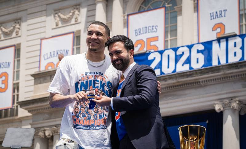 Basketball. NBA. New York Knicks Championship Parade. 18.06.2026
