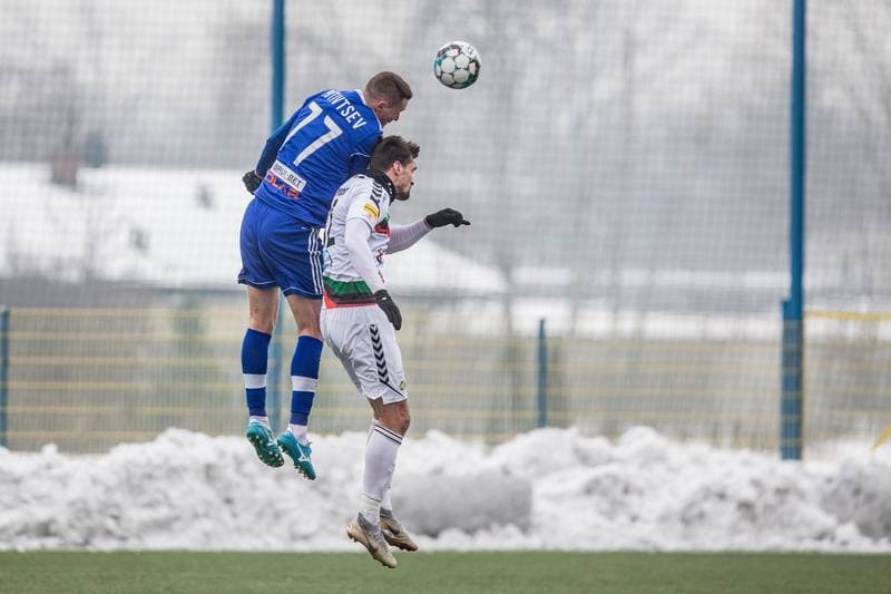 Football. Sparing. GKS Tychy - Bruk-Bet Termalica Nieciecza. 10.02.2021