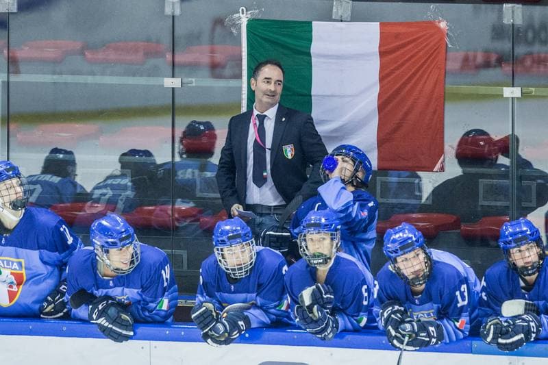 Ice Hockey. Women's World Championship Division 1 Group B. Italy - China. 09.04.2022