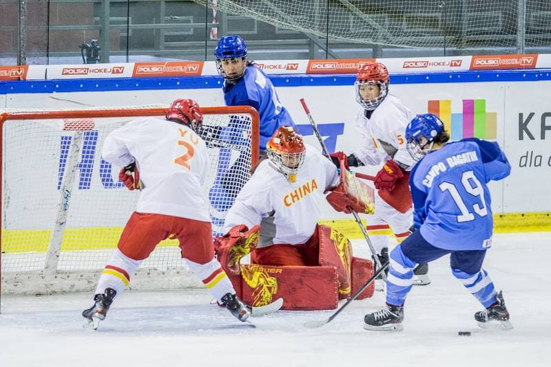 Ice Hockey. Women's World Championship Division 1 Group B. Italy - China. 09.04.2022