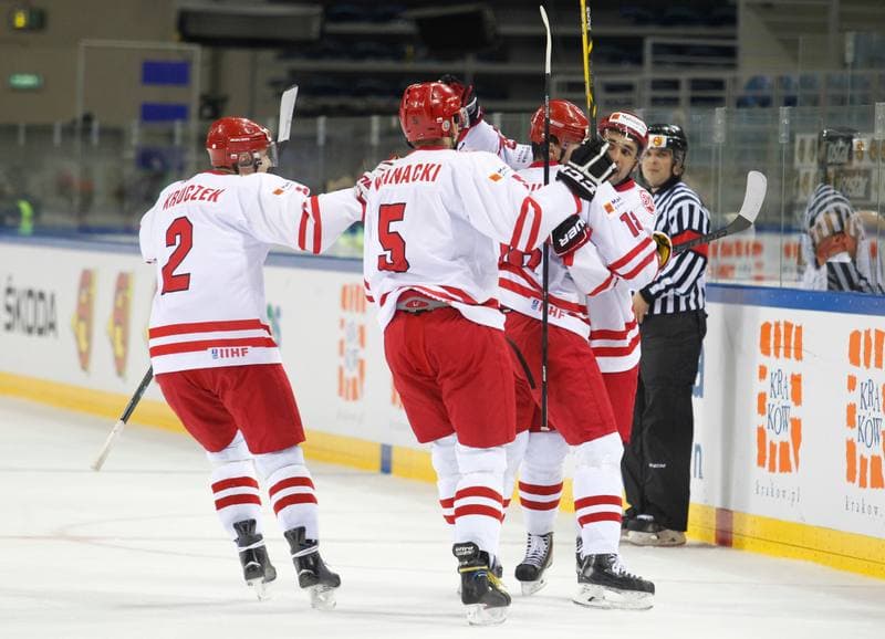 Ice Hockey. IIHF World Championship Division 1A. Poland - Ukraine. 22.04.2015