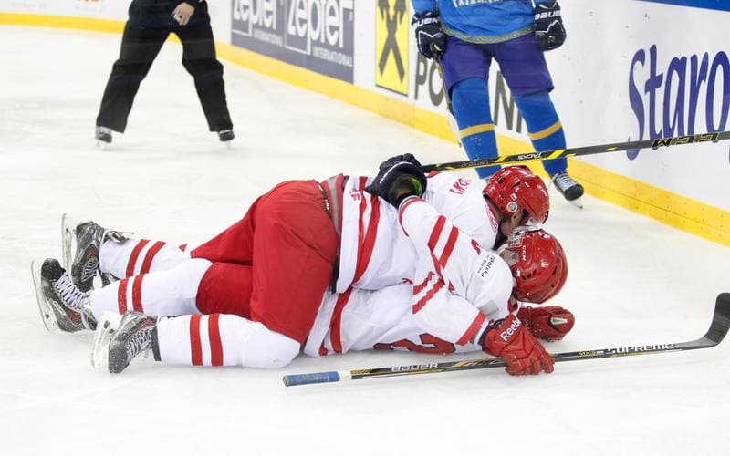 Ice Hockey. IIHF World Championship Division 1A. Poland - Kazakhstan. 23.04.2015