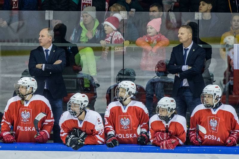 Ice Hockey. Women's World Championship Division 1B. Poland - Slovenia. 09.04.2022