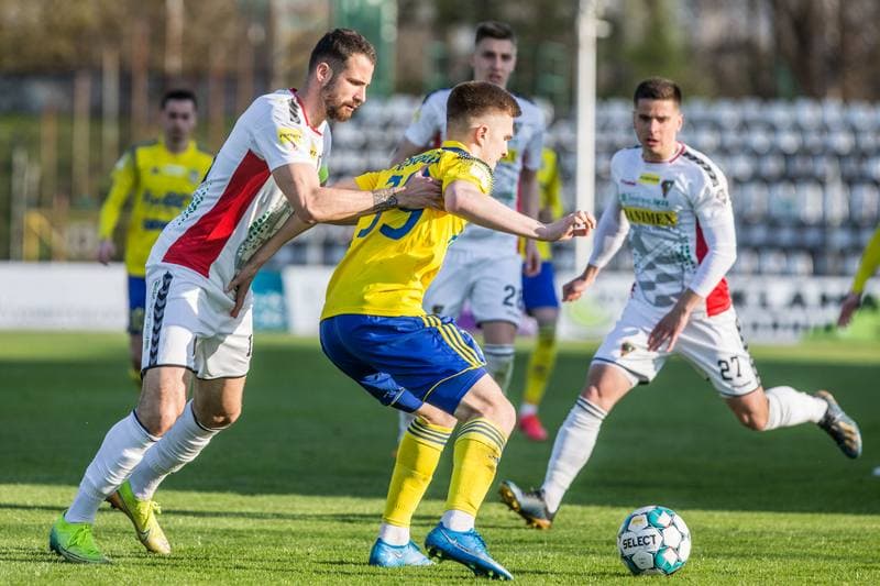 Football. Fortuna I Liga. Zaglebie Sosnowiec - Arka Gdynia. 28.04.2021