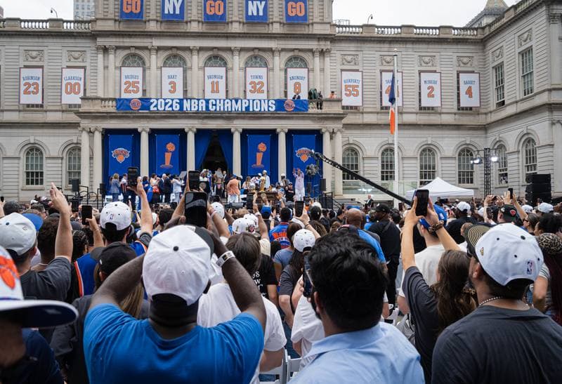 Basketball. NBA. New York Knicks Championship Parade. 18.06.2026