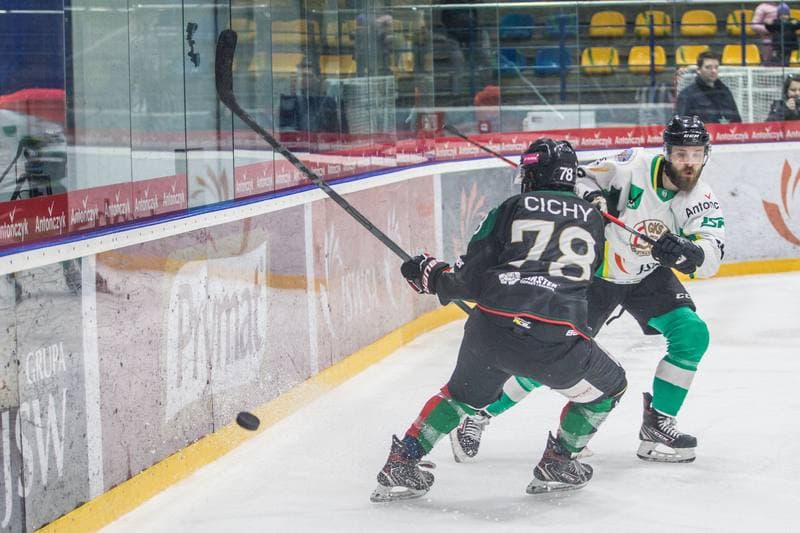 Ice Hockey. Polska Hokej Liga. JKH GKS Jastrzebie - GKS Tychy. 10.04.2022