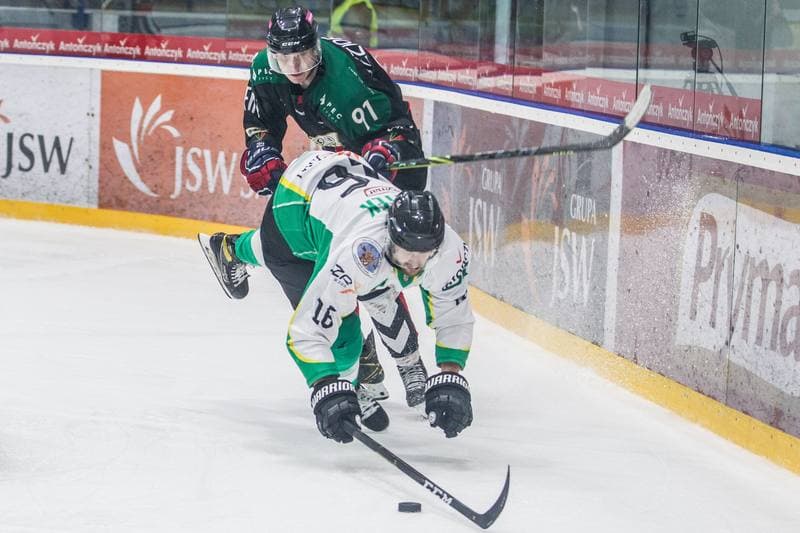 Ice Hockey. Polska Hokej Liga. JKH GKS Jastrzebie - GKS Tychy. 10.04.2022
