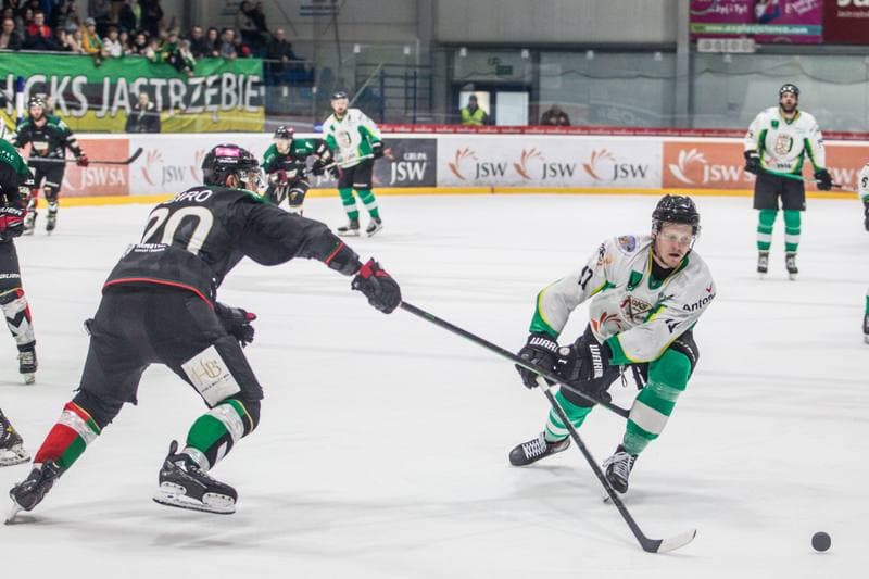 Ice Hockey. Polska Hokej Liga. JKH GKS Jastrzebie - GKS Tychy. 10.04.2022
