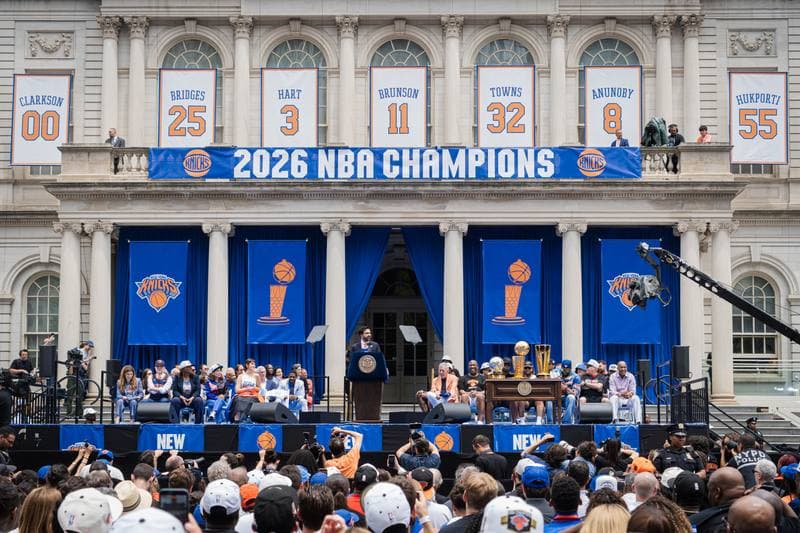 Basketball. NBA. New York Knicks Championship Parade. 18.06.2026