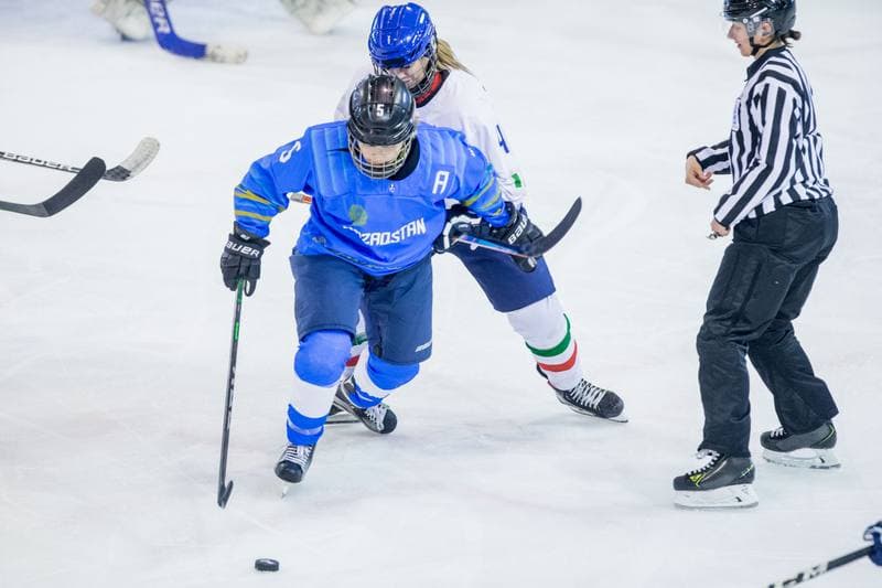 Ice Hockey. Women's World Championship Division 1 Group B. Italy - Kazakhstan. 11.04.2022