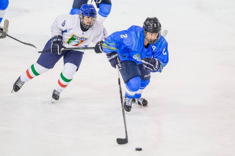 Ice Hockey. Women's World Championship Division 1 Group B. Italy - Kazakhstan. 11.04.2022