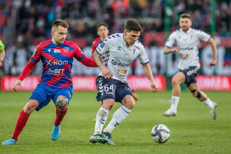 Football. PKO BP Ekstraklasa. Gornik Zabrze - Rakow Czestochowa. 20.02.2022