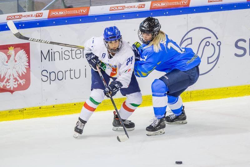 Ice Hockey. Women's World Championship Division 1 Group B. Italy - Kazakhstan. 11.04.2022