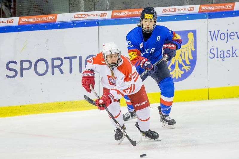 Ice Hockey. Women's World Championship Division 1B. Korea - Poland. 11.04.2022