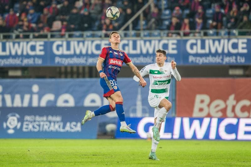 Football. PKO BP Ekstraklasa. Piast Gliwice - Lechia Gdansk. 12.03.2022
