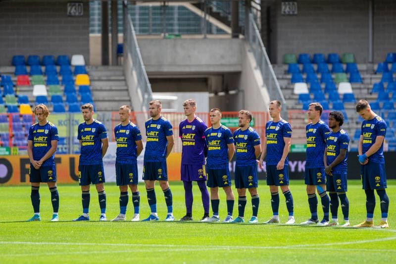 Football. Fortuna I Liga. Podbeskidzie Bielsko-Biala - Arka Gdynia. 17.07.2022