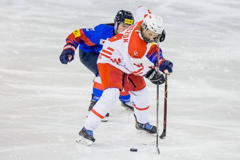 Ice Hockey. Women's World Championship Division 1B. Korea - Poland. 11.04.2022