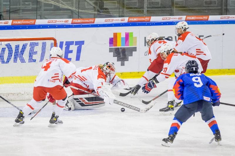 Ice Hockey. Women's World Championship Division 1B. Korea - Poland. 11.04.2022