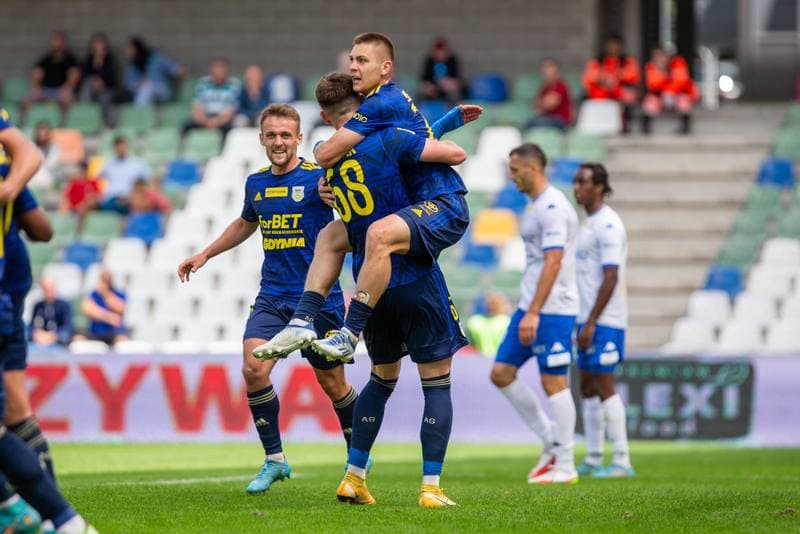 Football. Fortuna I Liga. Podbeskidzie Bielsko-Biala - Arka Gdynia. 17.07.2022