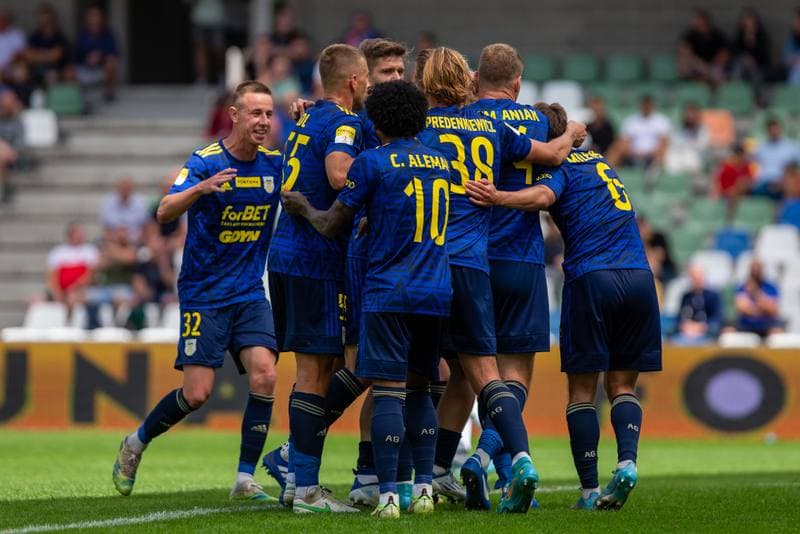 Football. Fortuna I Liga. Podbeskidzie Bielsko-Biala - Arka Gdynia. 17.07.2022