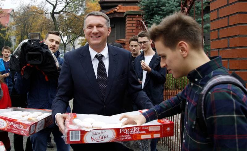 Przemyslaw Wipler. Press Conference. 21.10.2015