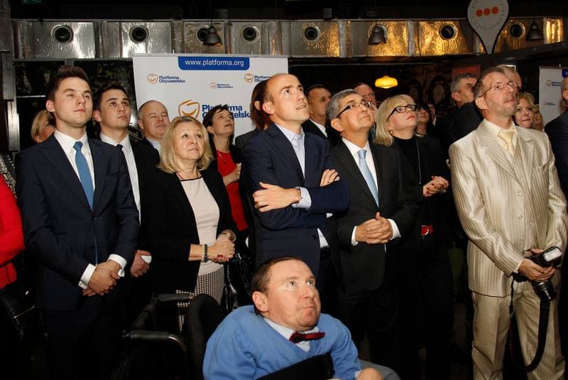 Evening of the Election - Civic Platform. Katowice. 25.10.2015