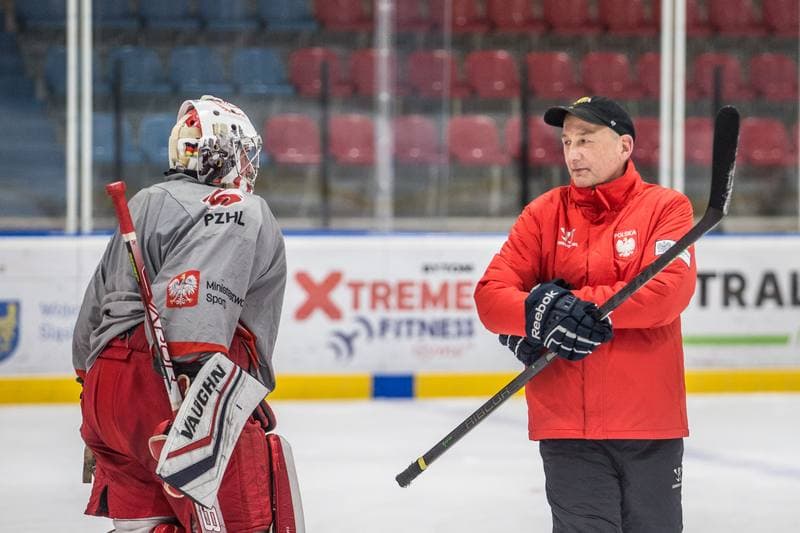 Ice Hockey. Poland national team. Training. 18.04.2022