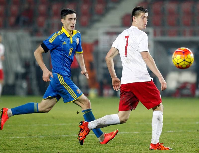 Football. International Friendly. Poland U21 - Ukraine U20. 16.11.2015