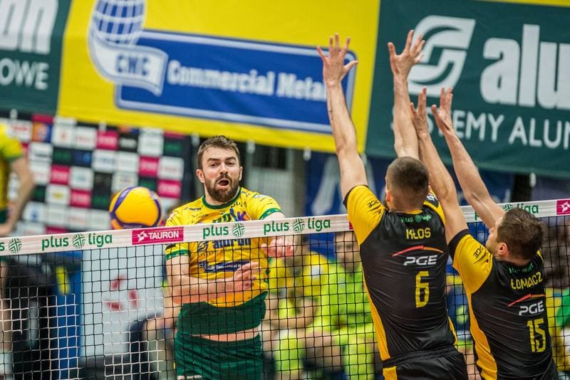 Volleyball. PlusLiga. Aluron CMC Warta Zawiercie - PGE Skra Belchatow. 07.05.2022