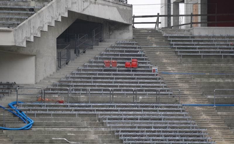 Football. Stadion Slaski. Press Conference. 04.06.2015