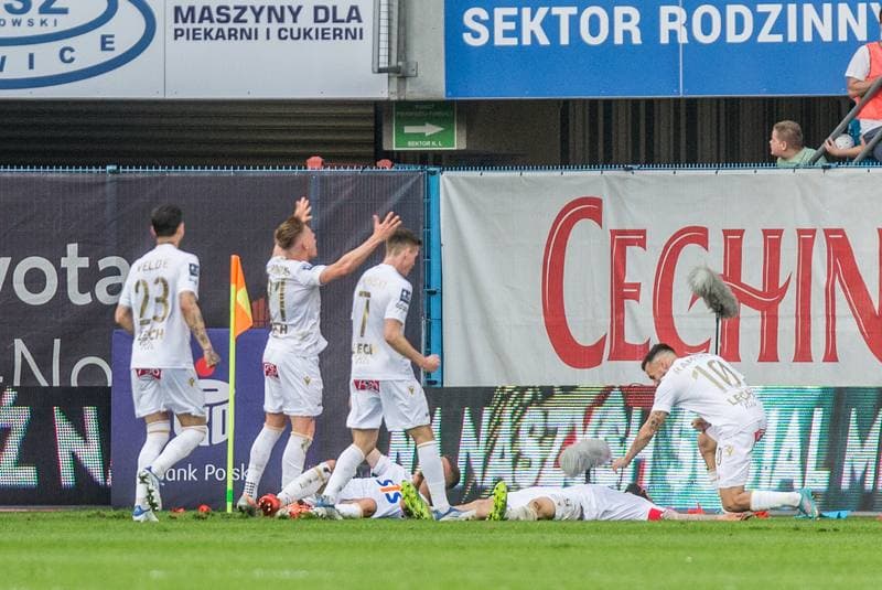 Football. PKO BP Ekstraklasa. Piast Gliwice - Lech Poznan. 08.05.2022