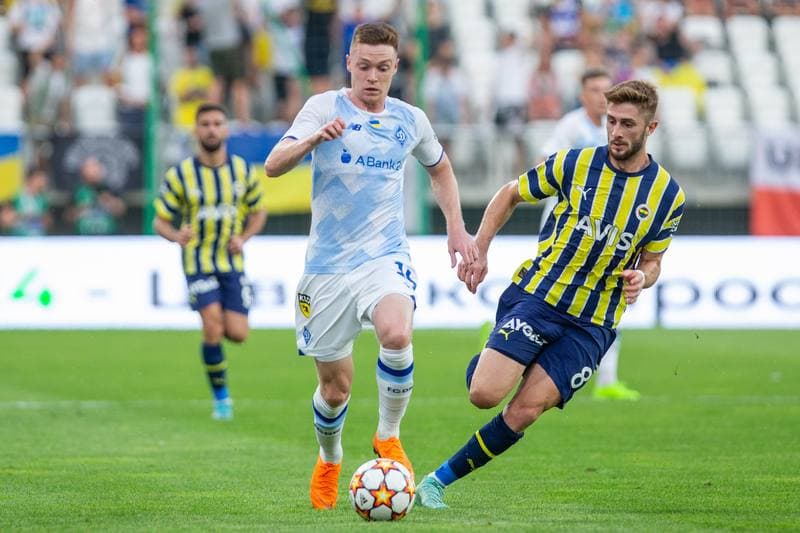 Football. UEFA Champions League. Dynamo Kyiv - Fenerbahce SK. 20.07.2022