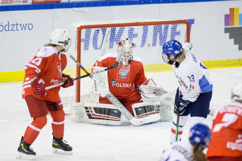 Ice Hockey. Women's World Championship Division 1B. Poland - Italy. 12.04.2022