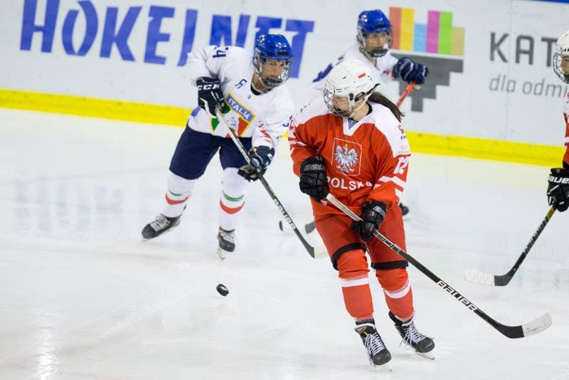 Ice Hockey. Women's World Championship Division 1B. Poland - Italy. 12.04.2022