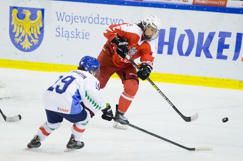 Ice Hockey. Women's World Championship Division 1B. Poland - Italy. 12.04.2022