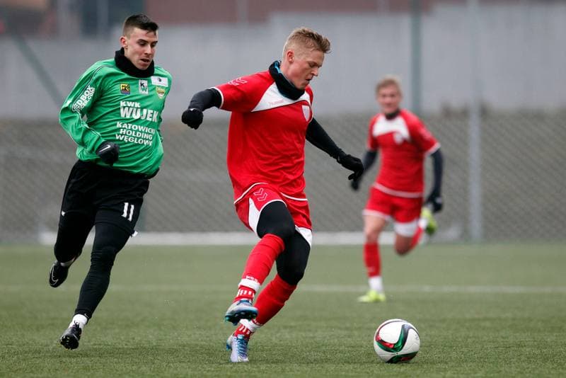 Football. I Liga. Rozwoj Katowice - Polonia Bytom. 13.02.2016