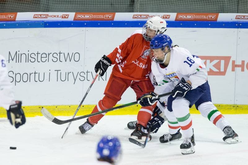 Ice Hockey. Women's World Championship Division 1B. Poland - Italy. 12.04.2022