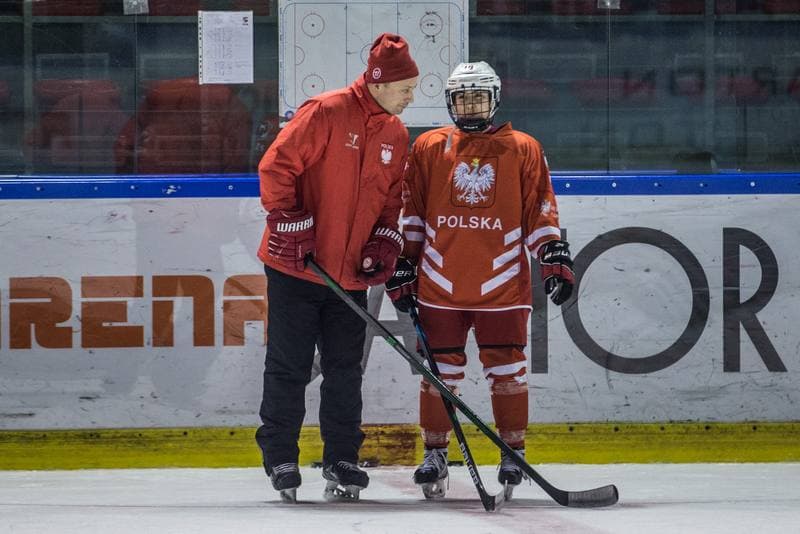 Ice Hockey. Poland national team. Training. 31.03.2022