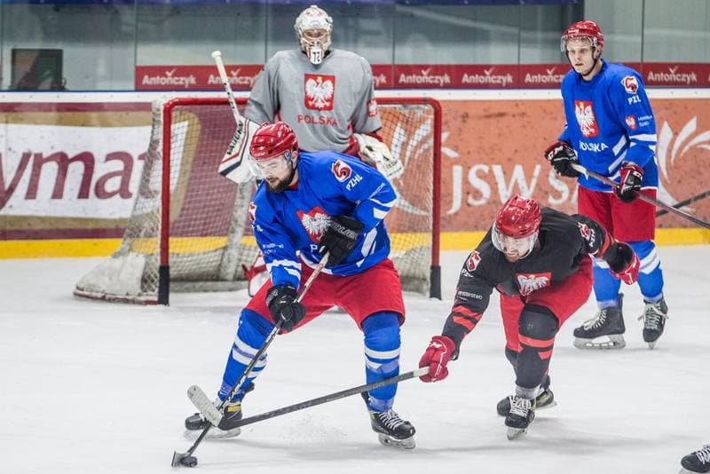 Ice Hockey. Poland national team. Training. 06.04.2022