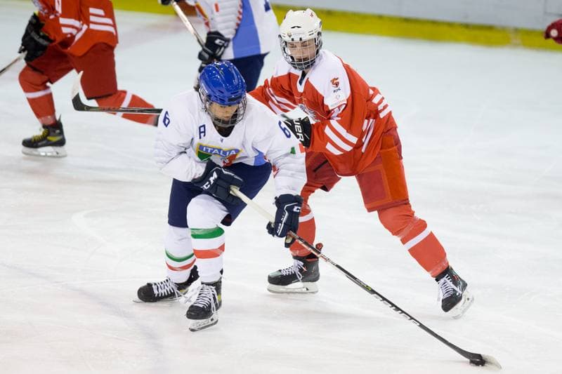 Ice Hockey. Women's World Championship Division 1B. Poland - Italy. 12.04.2022