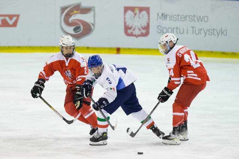 Ice Hockey. Women's World Championship Division 1B. Poland - Italy. 12.04.2022