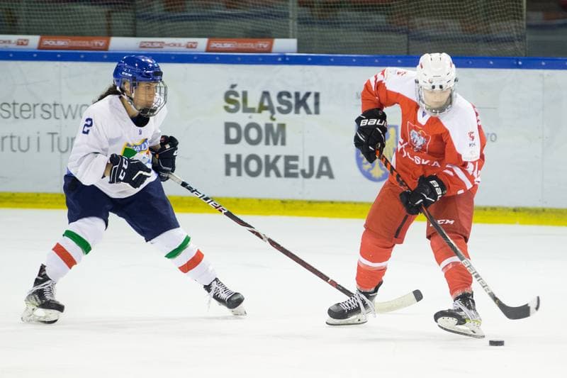 Ice Hockey. Women's World Championship Division 1B. Poland - Italy. 12.04.2022