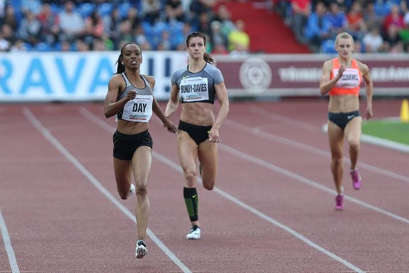 Athletics. Ostrava Golden Spike. Danuta Urbanik - Lucia Hrivnak Klocova. 20.05.2016