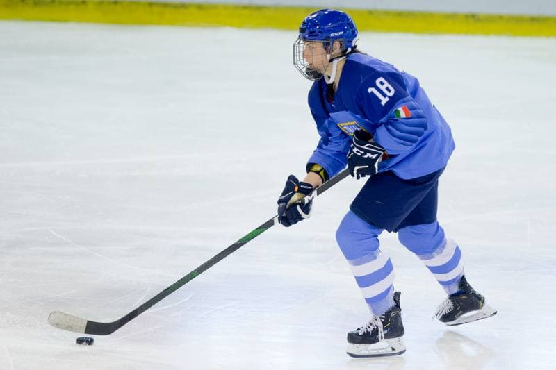 Ice Hockey. Women's World Championship Division 1 Group B. Italy - Korea. 14.04.2022