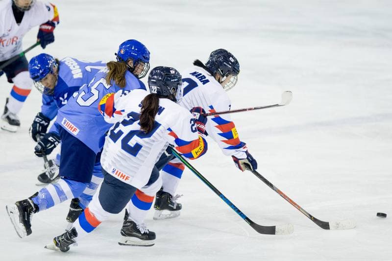 Ice Hockey. Women's World Championship Division 1 Group B. Italy - Korea. 14.04.2022