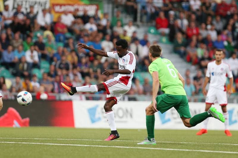 Football. Champions League. AS Trencin - Olimpija Ljubljana. 20.07.2016