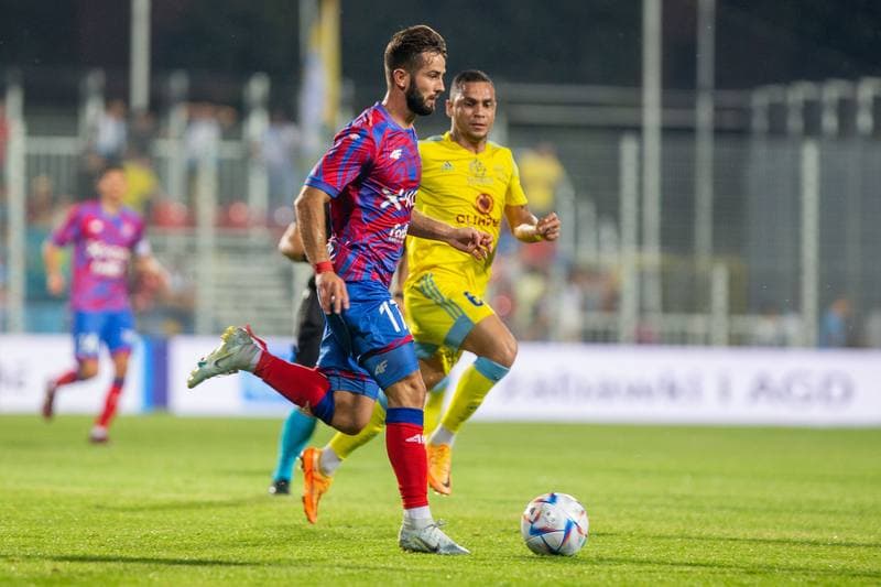Football. UEFA Conference League. Rakow Czestochowa - FK Astana. 21.07.2022