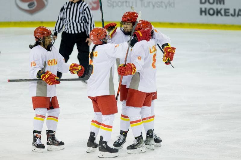 Ice Hockey. Women's World Championship Division 1B. Poland - China. 14.04.2022