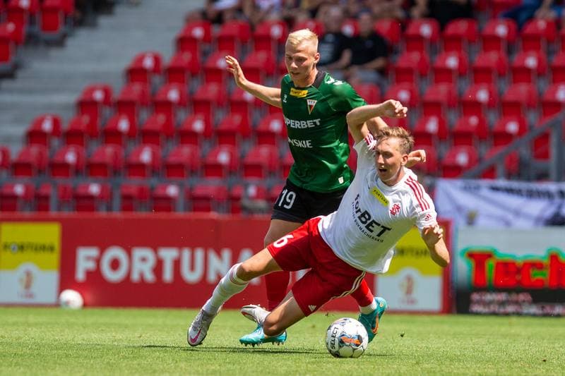 Football. Fortuna I Liga. GKS Tychy - LKS Lodz. 24.07.2022